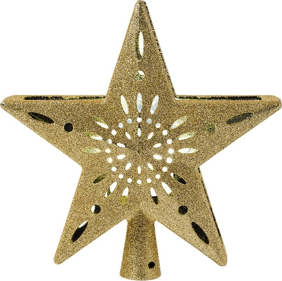 Jolly & Joy Tree Topper Gold