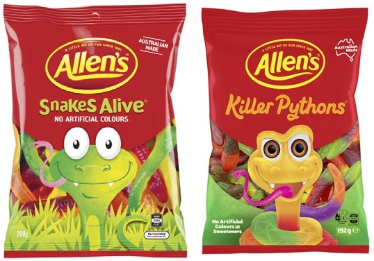 Allen's Lollies 140g-200g