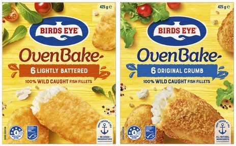 Birds Eye Oven Bake Fish Fillets 425g