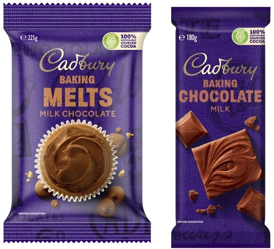 Cadbury Cooking Chocolate Blocks or Melts 180g-225g