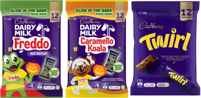 Cadbury Sharepacks 120g-180g