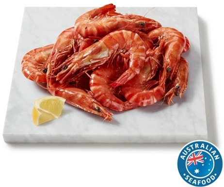 Coles Australian Thawed Cooked Extra Large Black Tiger Prawns