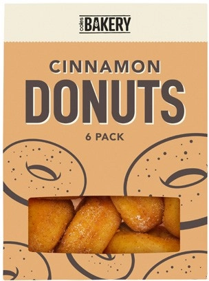 Coles Bakery Cinnamon Donuts 6 Pack