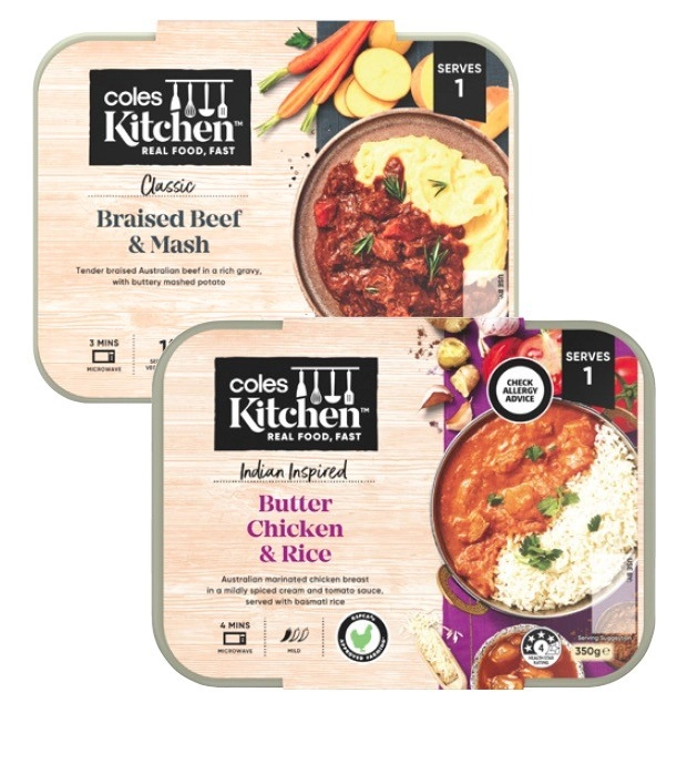 Coles Kitchen Meal 330g-350g