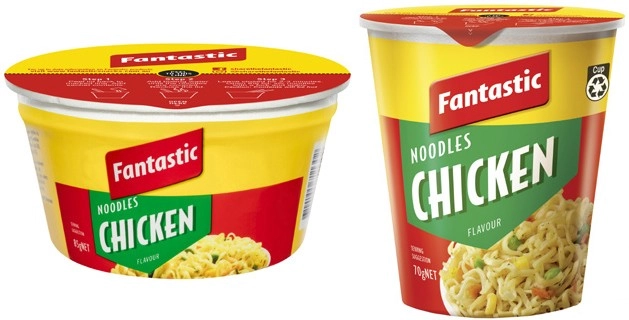 Fantastic Noodle Cup or Bowl 70g-85g