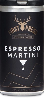 First Press Espresso Martini Cans 4x200mL