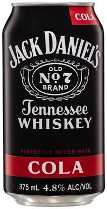 Jack Daniel’s & Cola Cans 10x375mL