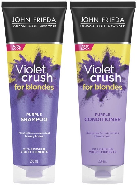 John Frieda Violet Crush Tone Refresh Shampoo or Conditioner 250mL