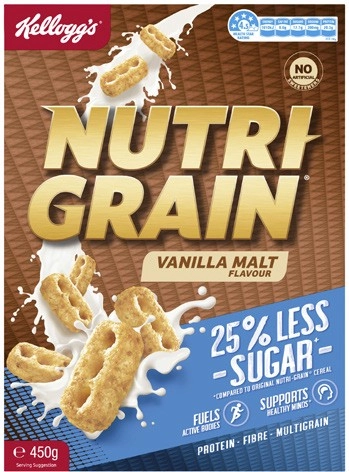 Kellogg's Nutri Grain Less Sugar 450g