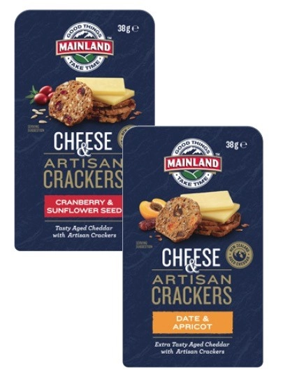 Mainland On The Go Cheese & Crackers 36g-38g