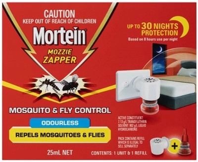 Mortein Mosquito & Fly Plug In 25mL