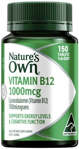 Nature's Own Vitamin B12 1000mcg Tablets 150 Pack^