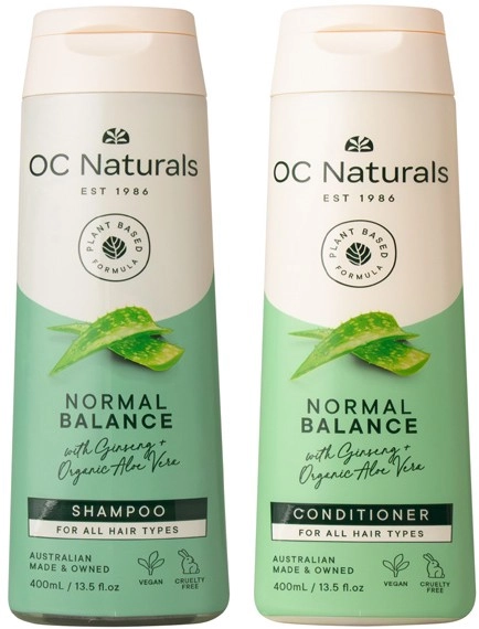 OC Naturals Shampoo or Conditioner 400mL