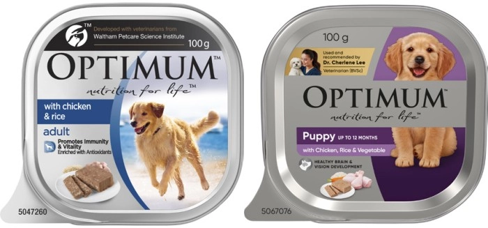 Optimum Dog Food 85g-100g