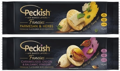 Peckish Fancies Rice Crackers 90g