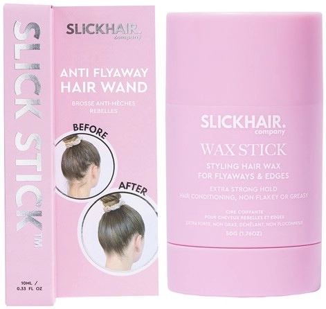 Slick Stick Anti-Flyaway Hair Wand 1 Pack or Wax Stick 50g