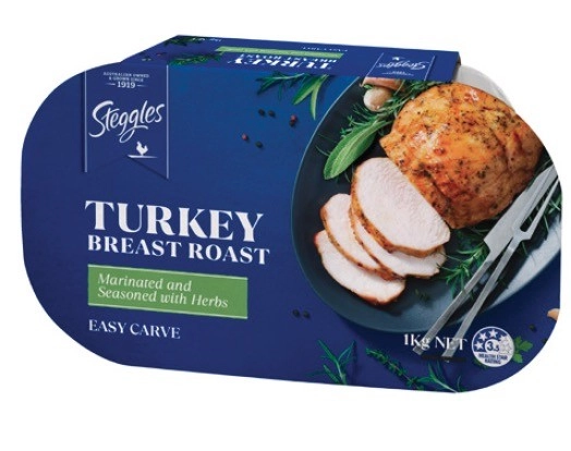 Steggles Turkey Breast Roast 1kg