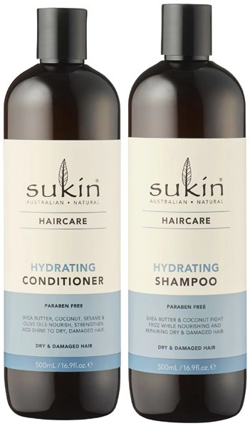 Sukin Shampoo or Conditioner 500mL