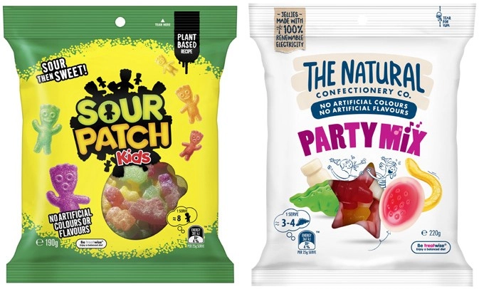 The Natural Confectionery Co. 130g-230g or Sour Patch 190g