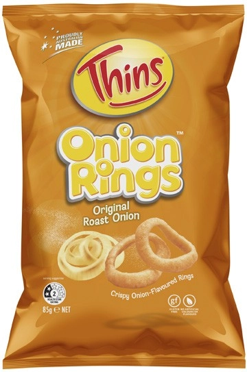 Thins Onion Rings 85g