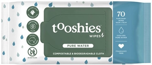 Tooshies Baby Wipes 70 Pack