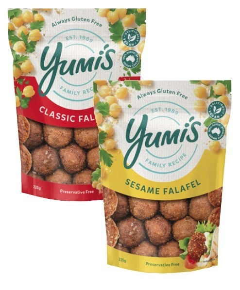 Yumi's Falafels, Fritters or Veggie Bites 225g-260g