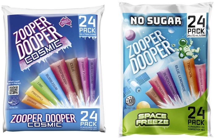 Zooper Dooper Water Ice 24 Pack