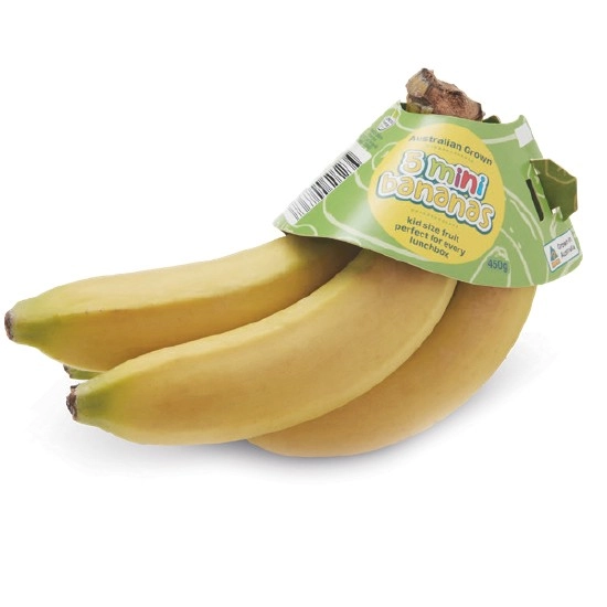 Australian Kids Mini Bananas Pk 5