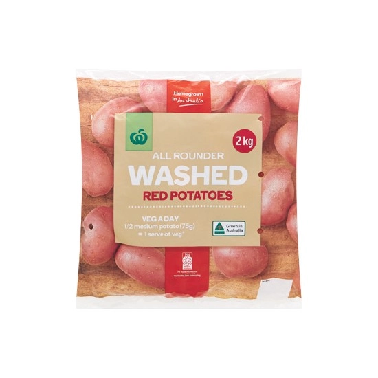 Australian Washed Red Potatoes 2 kg Pack