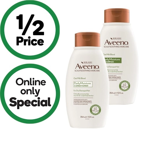 Aveeno Shampoo or Conditioner 354ml