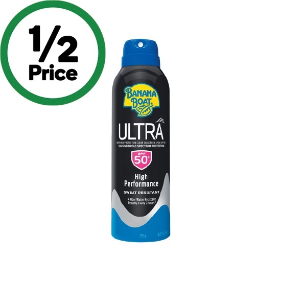 Banana Boat Ultra Sunscreen Spray SPF50+ 175g†