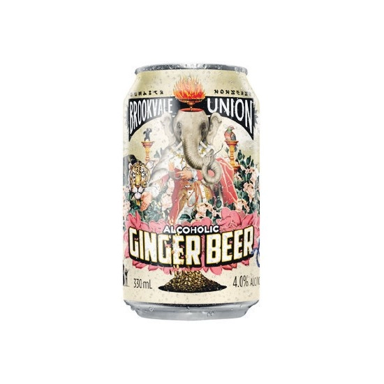 Brookvale Union Ginger Beer Cans 6x330ml