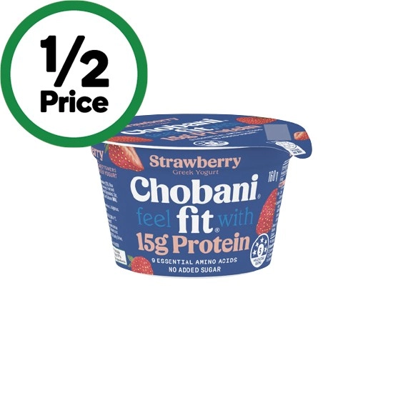 Chobani Fit High Protein Yoghurt Pot 160g – From the Fridge