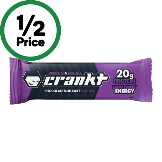 Crankt Protein + Energy Bar 60g#