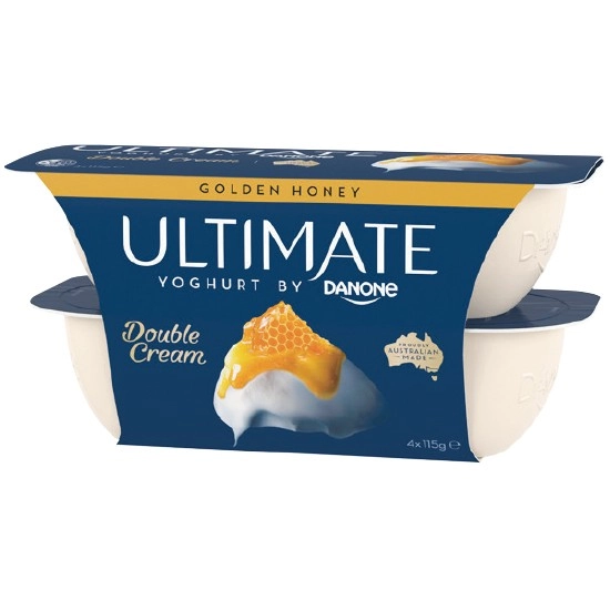 Danone Ultimate Double Cream Yoghurt 4 x 115g – From the Fridge