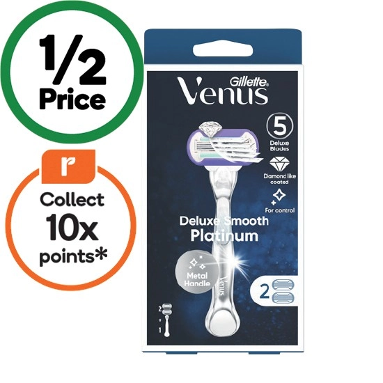 Gillette Venus Deluxe Smooth Platinum Razor