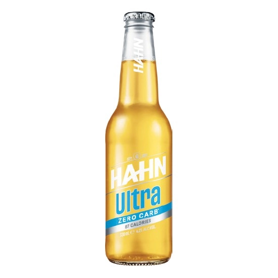 Hahn Ultra Zero Carb Bottles 24x330ml