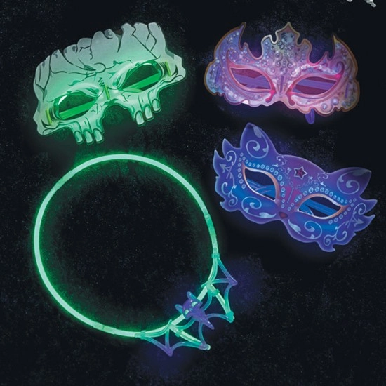 Halloween Glow Mask or Necklace – Assorted