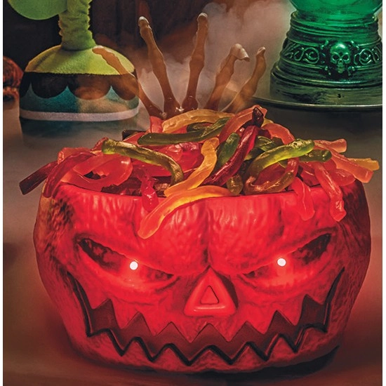 Halloween Scary Candy Bowl Pumpkin