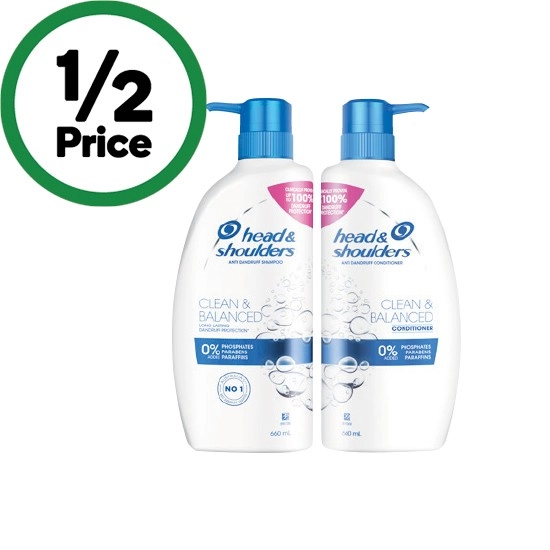 Head & Shoulders Shampoo or Conditioner 660ml