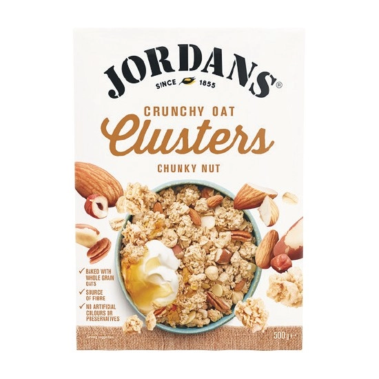 Jordans Muesli, Clusters or Granola 500-750g