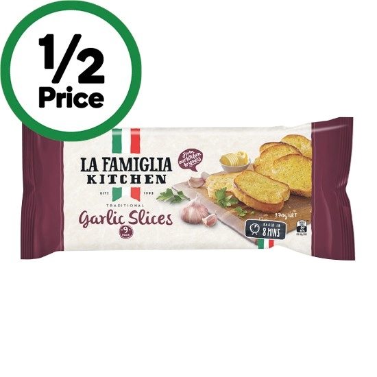 La Famiglia Garlic Slices 270g – From the Fridge