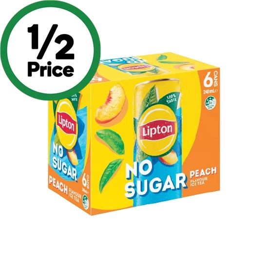 Lipton Iced Tea 6 x 240ml