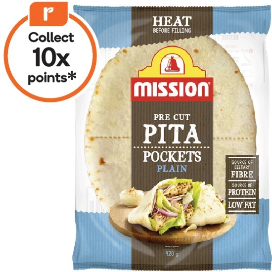 Mission Pita Pockets 420g