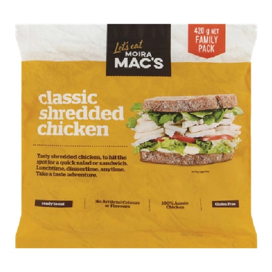 Moira Mac's Shredded Chicken 420g – From the Deli