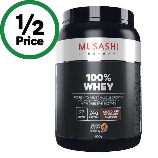 Musashi 100% Whey Protein Powder 900g#