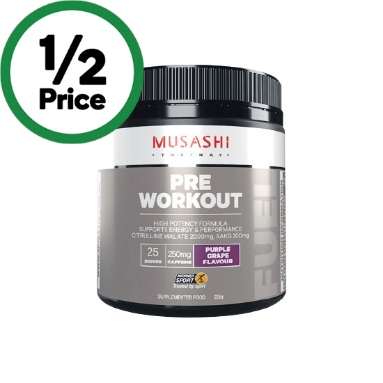 Musashi Pre Workout Powder 225g#