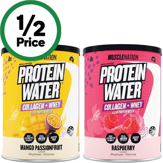 Muscle Nation Protein Water Powder 300g#