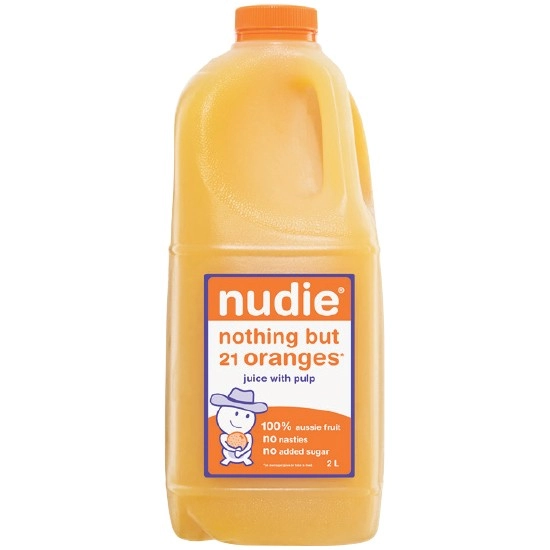 Nudie Nothing But Oranges 2 Litre