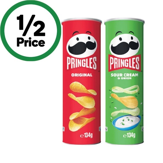 Pringles Potato Chips 118-134g